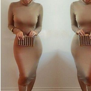 Women Autumn Collar Sexy Dress